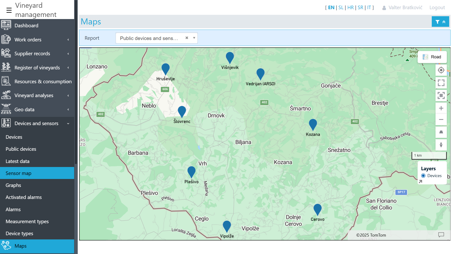 Overview of Public Weather Stations Overview of Public Weather Stations