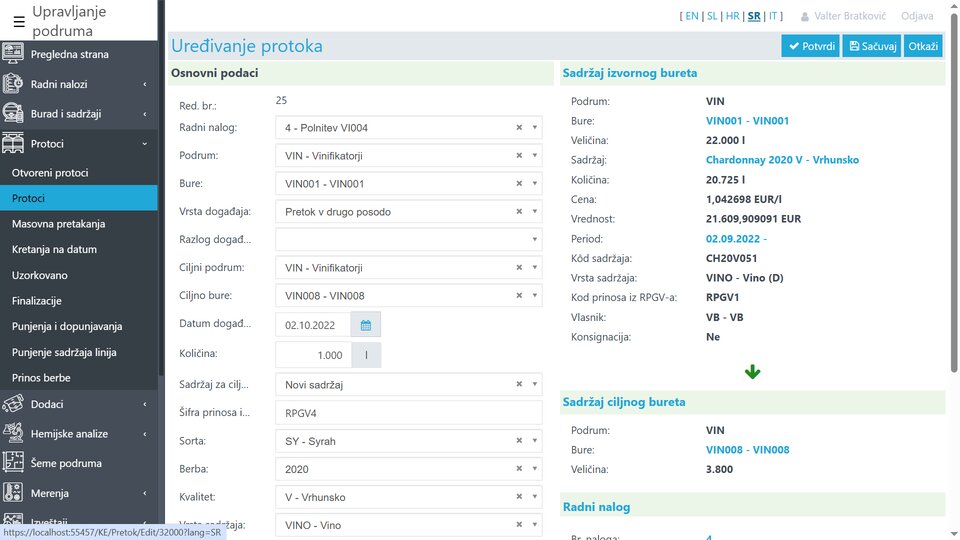 Kreiranje novog protoka